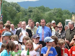 BM Pröll und LR Seitinger.