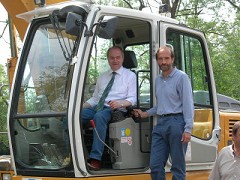 Landesrat Johann Seitinger und LIFE Projekt-Manager Federico Nogara